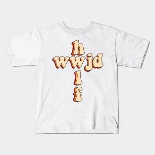 wwjd x hwlf Kids T-Shirt